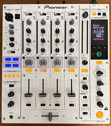 Pioneer djm 850 mixer dj - djm-850-w,